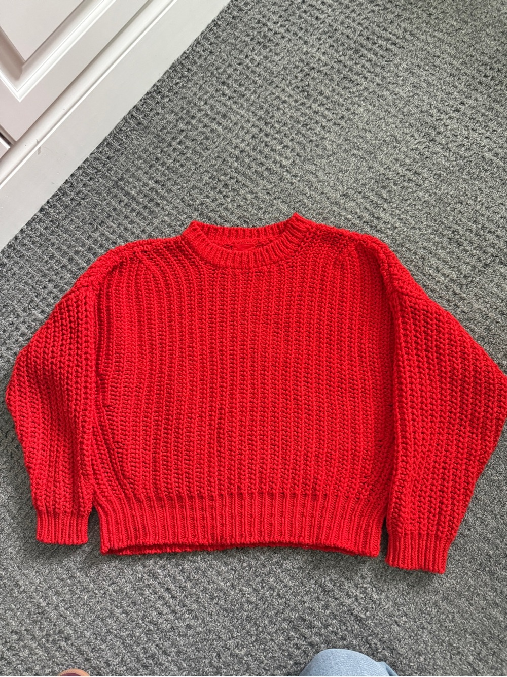 Babaa Chunky Crewneck jumper no 18, summer flame